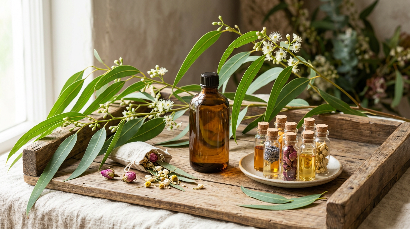 Lemon Eucalyptus in Autumn: A Bright Top Note for Woody Fall Blends